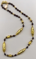 Black Mine Bead Necklace Black Mine Bead Necklace