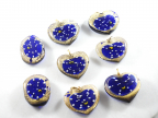 Heart Shaped  Moon and Stars Pendant