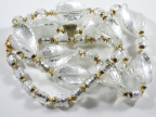Vintage, Silver Foil Twist Necklaces, in 2 lengths; 22 Inches and 30 Inches Vintage, Silver Foil Twist Necklaces, in 2 lengths; 22 Inches and 30 Inches