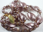 Vintage, Amethyst, Silver Foil Twists - Only 2 Left Vintage, Amethyst, Silver Foil Twists - Only 2 Left