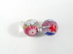 12mm Clear Millefiori Round