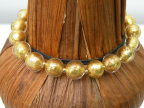 Gold 8mm Round Bracelet