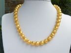 Gold, 12mm Round, Foil Necklace