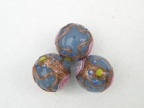 Vintage Bluino 14mm Fiorato Beads