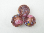 Vintage Alexandrite 14mm Fiorato Beads