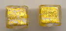 "Cracked Gold" & White, 11x11 MM Cubes