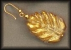 "Foglia" (Leaf) Venetian Bead Earrings