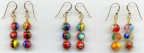 Millefiori_Traditional_Three Bead Dangle-Earrings