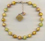 "Fenice" Venetian Beads, 14mm Multicolor
